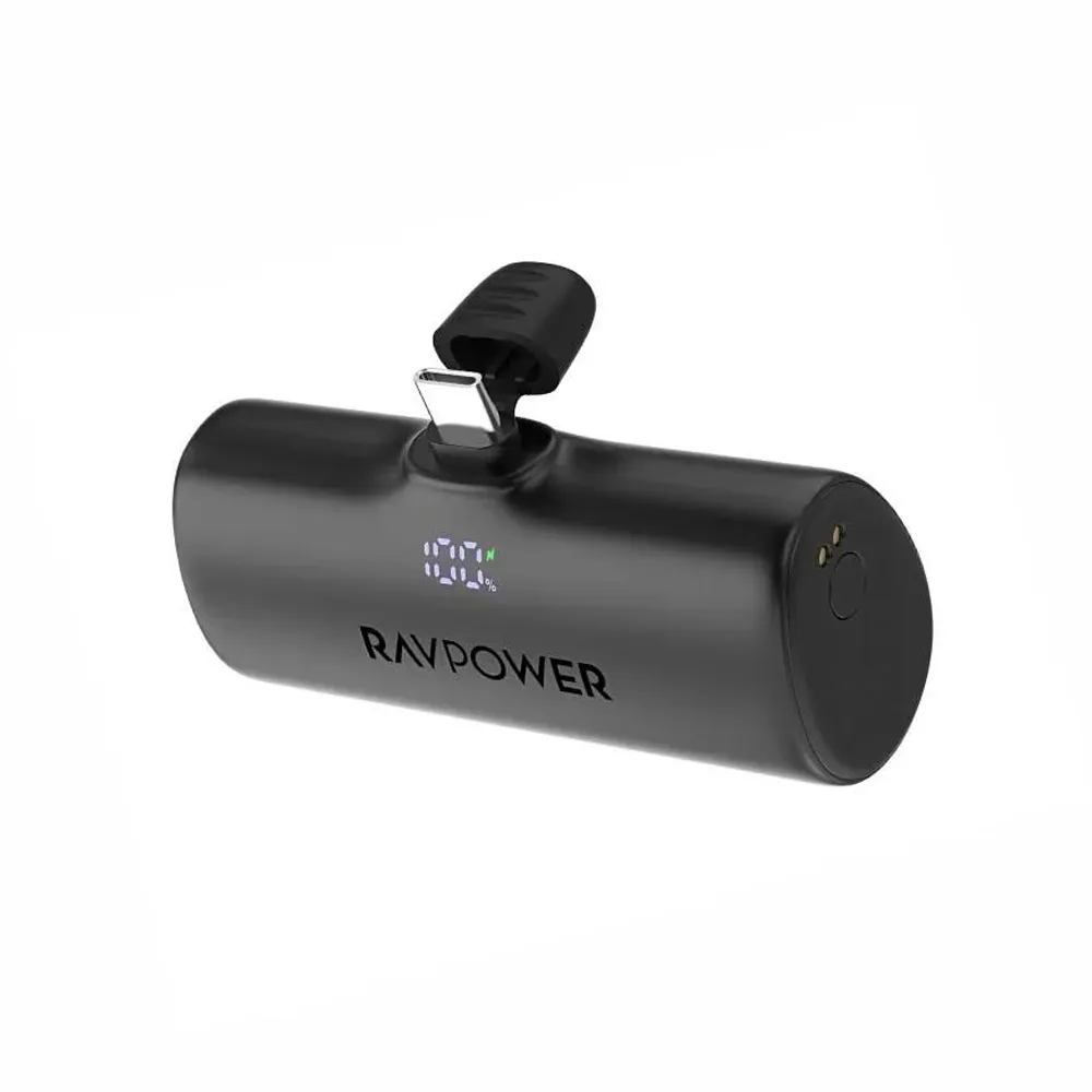 RavPower RP-PB1221 - 5,000mAh Nano 20W Built-in USB-C Connector Power Bank