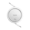 Baseus‏ Free2 Draw‏ Retractable ‏Cable‏C→C100‏W‏ 1m White