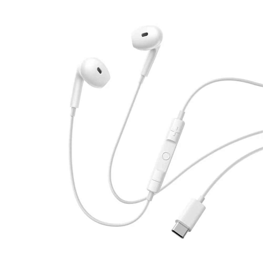 Baseus Encok CZ19 Wired Earphones Moon White
