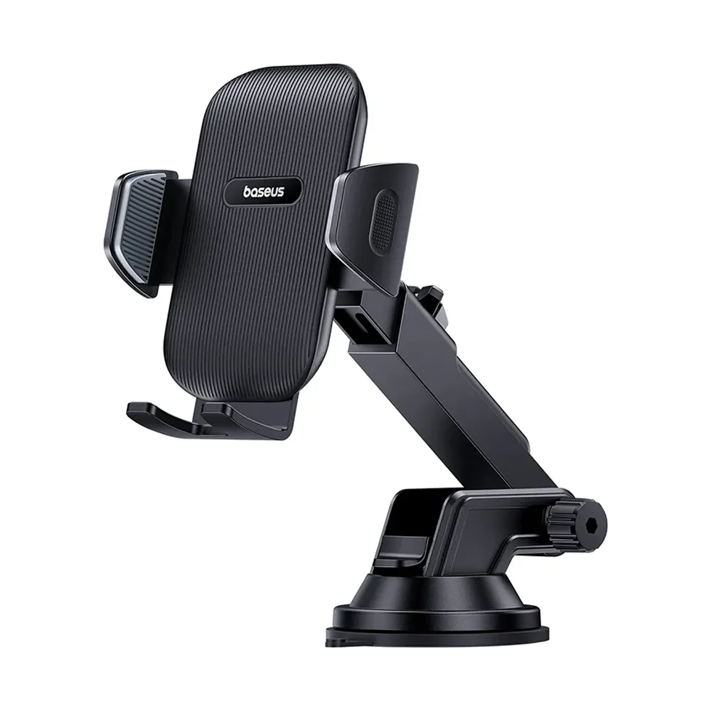 Baseus Ultra Control Go Series Clamp-Type Phone Holder (Suction Cup Version) Cluster Black
