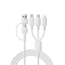 WiWU C091 Stellar USB-A+USB-C to Micro+USB-C+Lightning Cable