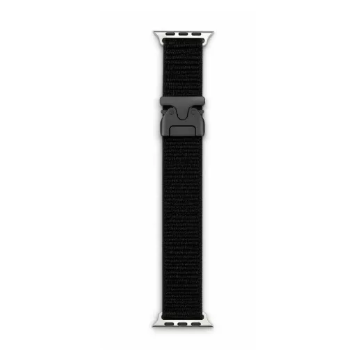 Band watch with fabric lock-K49 (Black)