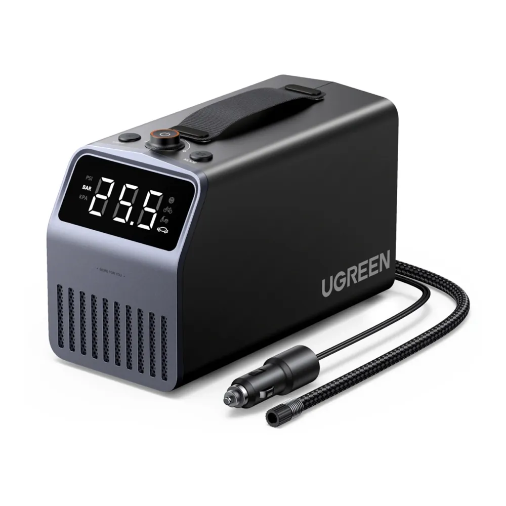 Electric pump Ugreen 150 PSI 12V for car tires with screens digital