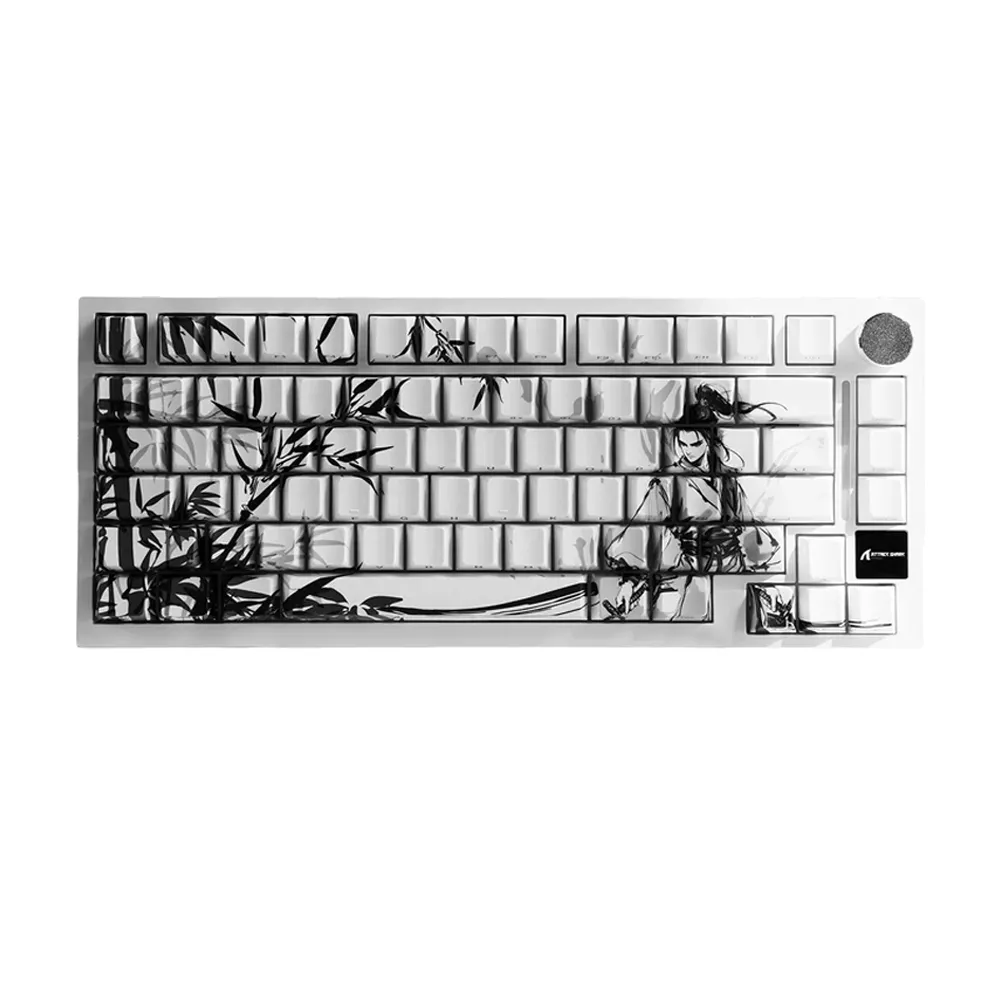 [X820Ultra] Attack Shark X820Ultra Mechanical Keyboard Tri-mode Gasket - White