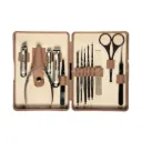 Green Lion 13 Piece Manicure set - Kakhi
