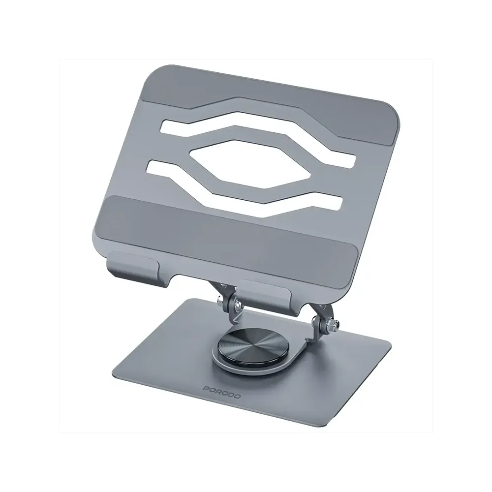 Porodo Zelo 360 Degree Rotatable Tablet Holder - Grey