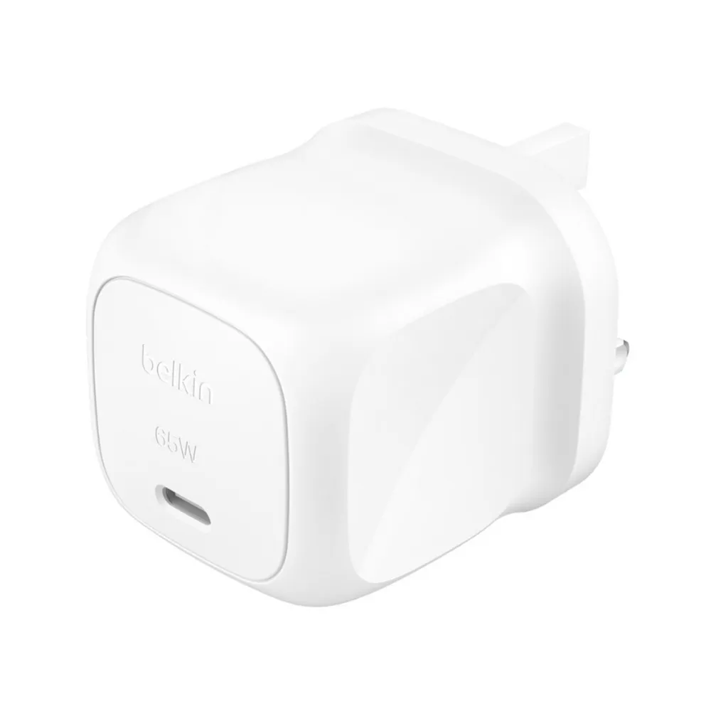 [WCA011myWH] Belkin BoostCharge Wall Charger 65W USB-C-White