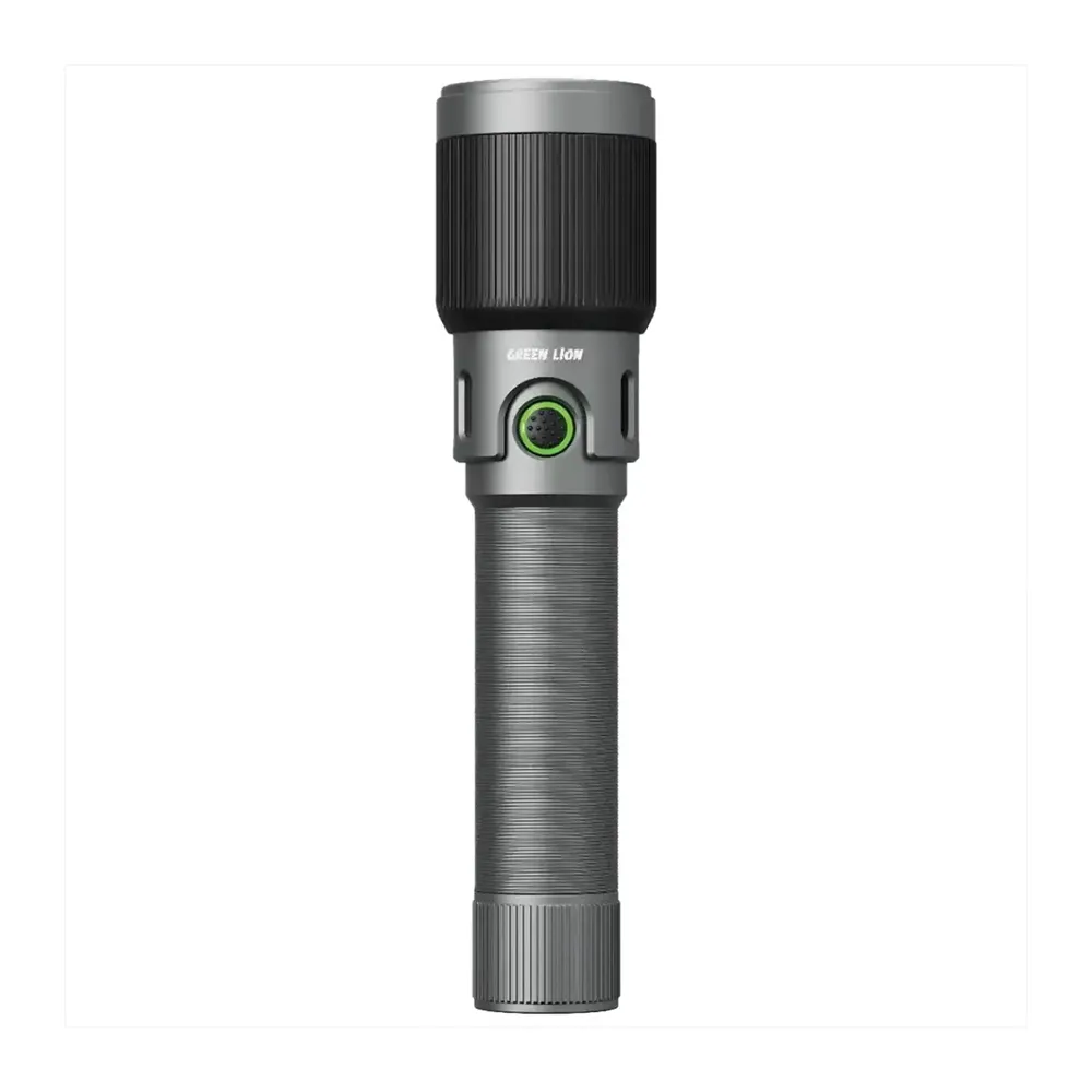Green lion Ranger Portable LED Torch 3000 mAh - Gray