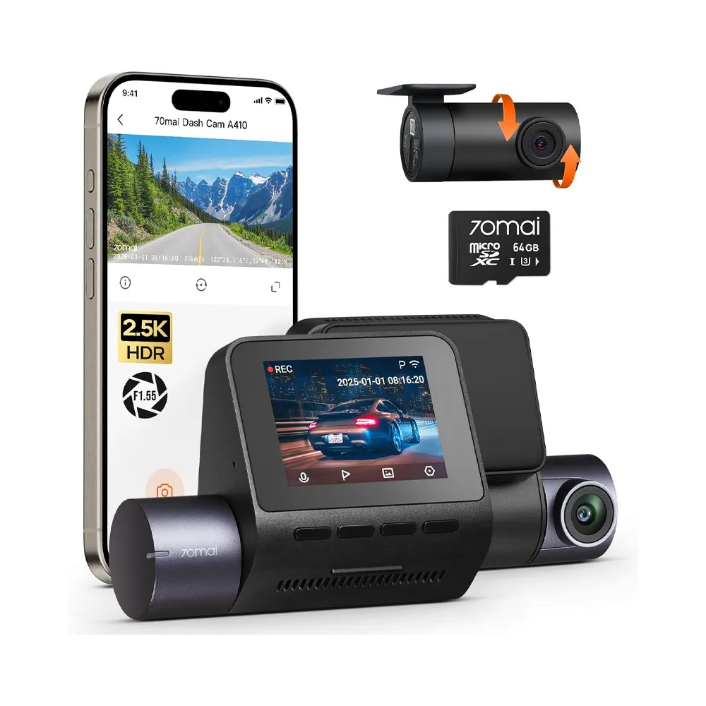 70mai A200 Dash Cam Set (Front + Rear Cam Set)
