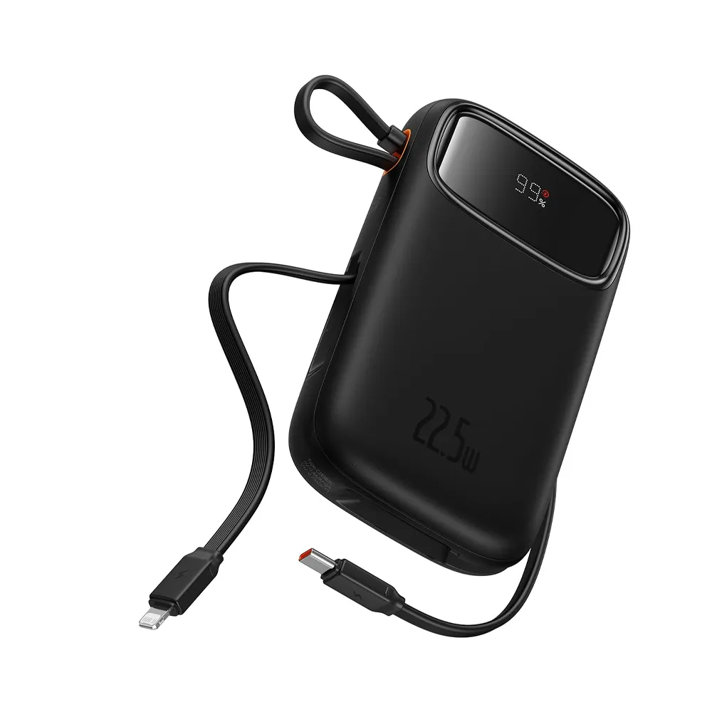 Baseus Qpow2 Dual-Cable Digital Display Fast Charge Power Bank 10,000mAh 22.5W