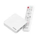 Porodo Echobox Android TV Box with 4K Ultra HD Streaming - White