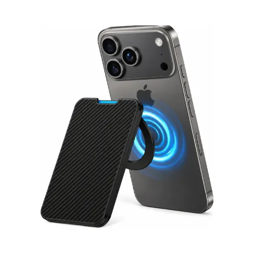 BENKS ARMORGO MAGNETIC WALLET STAND BUILT WITH KEVLAR - BLACK