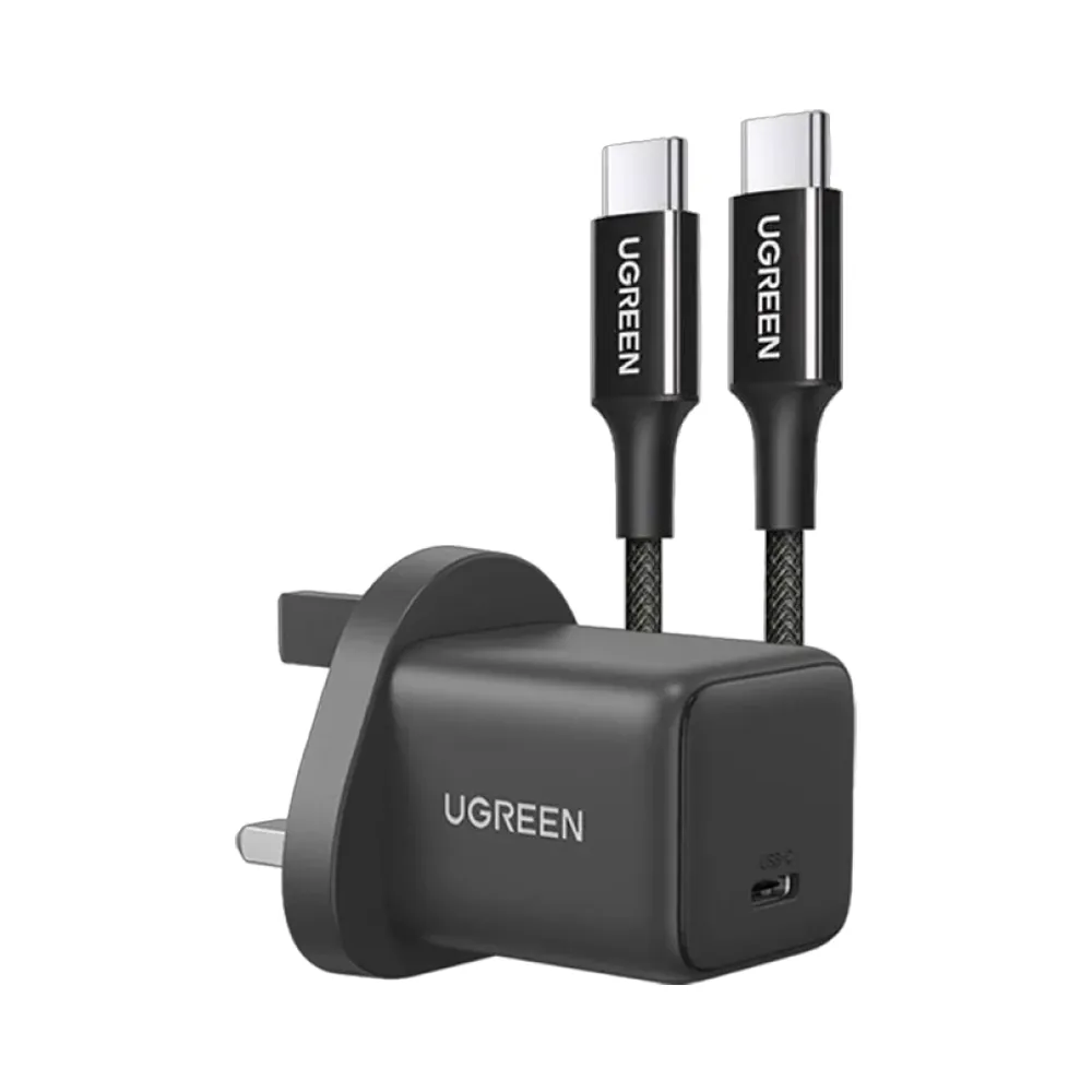 Ugreen Wall Charger GaN USB-C Port 30W - Black
