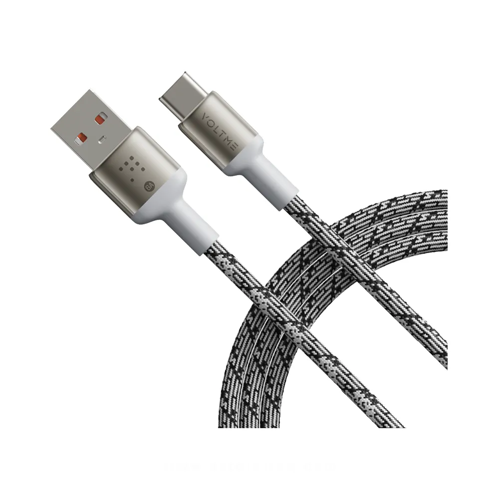 VOLTME PowerLink Pixel USB-A to USB-C 2m 100W 480Mbps Cable