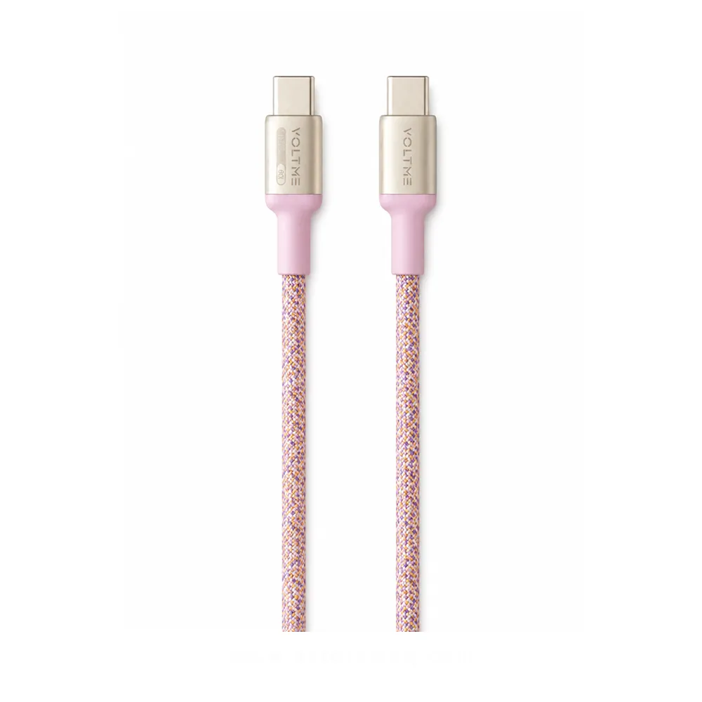 [C2386] VOLTME PowerLink Pixel USB-C to USB-C 1.2m 240W 480Mbps Cable (Pink)