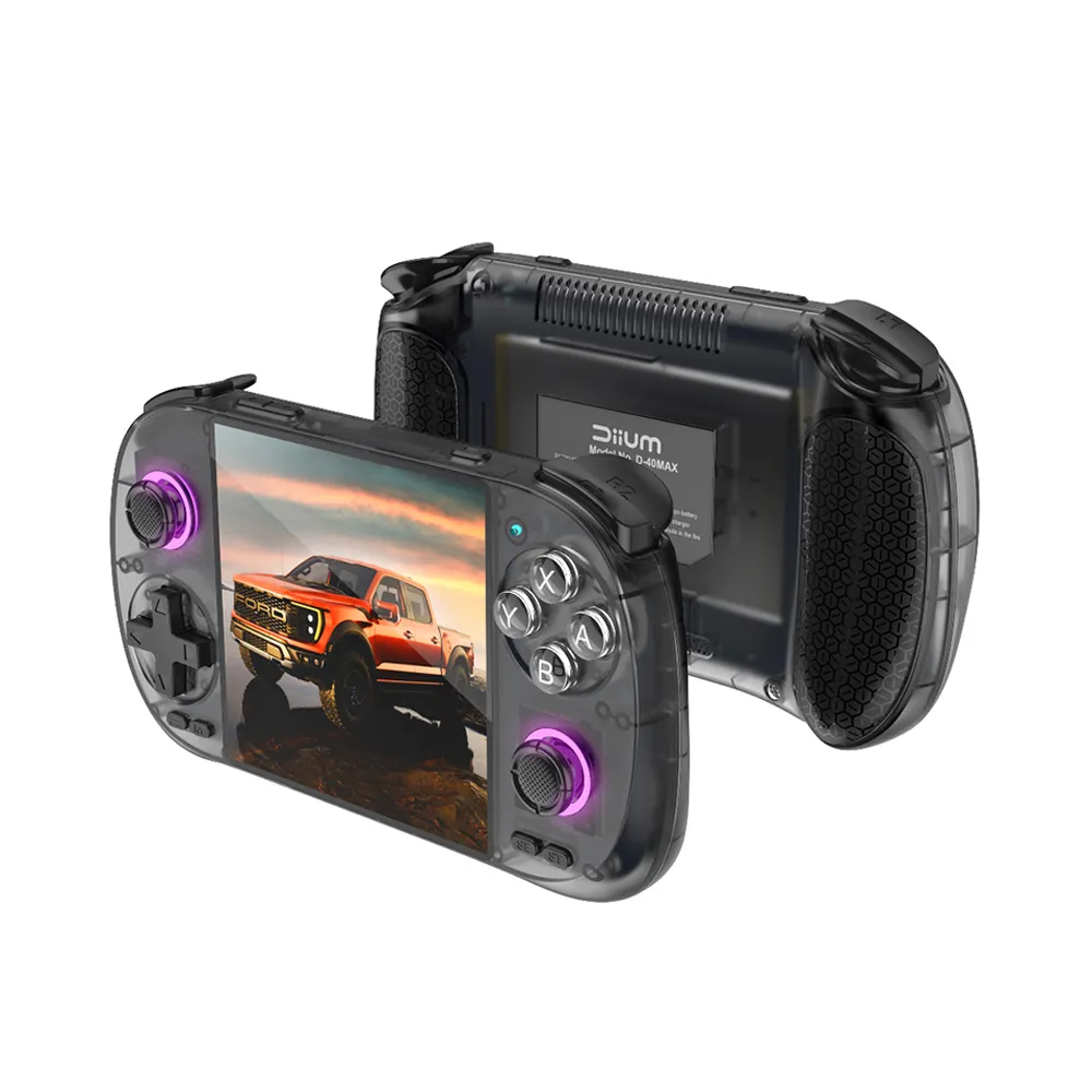 40MAX 4-inch Touchscreen Handheld Game Console Android 10 RGB Lighting Support Online Battle Video Gaming Player Consola Wiisun