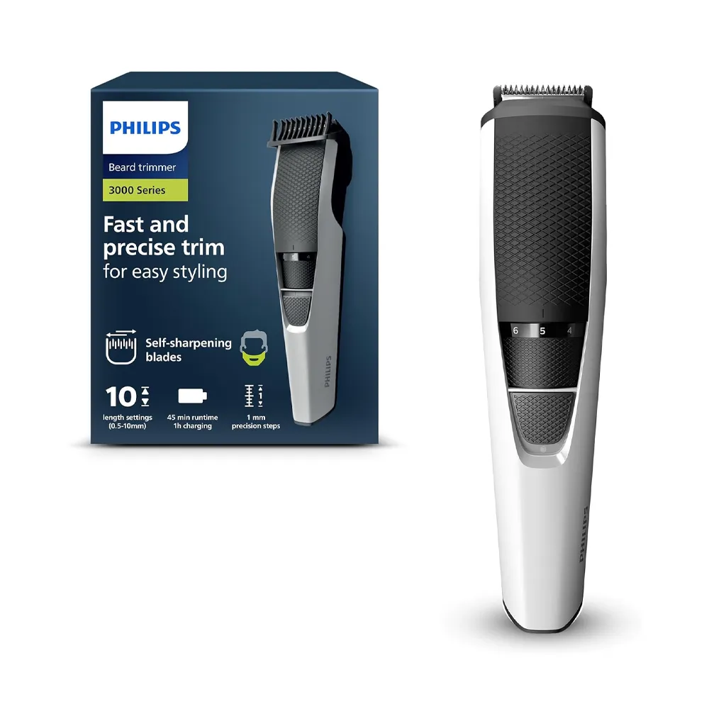 Philips Beard Trimmer Black BT3206-14 (Silver)