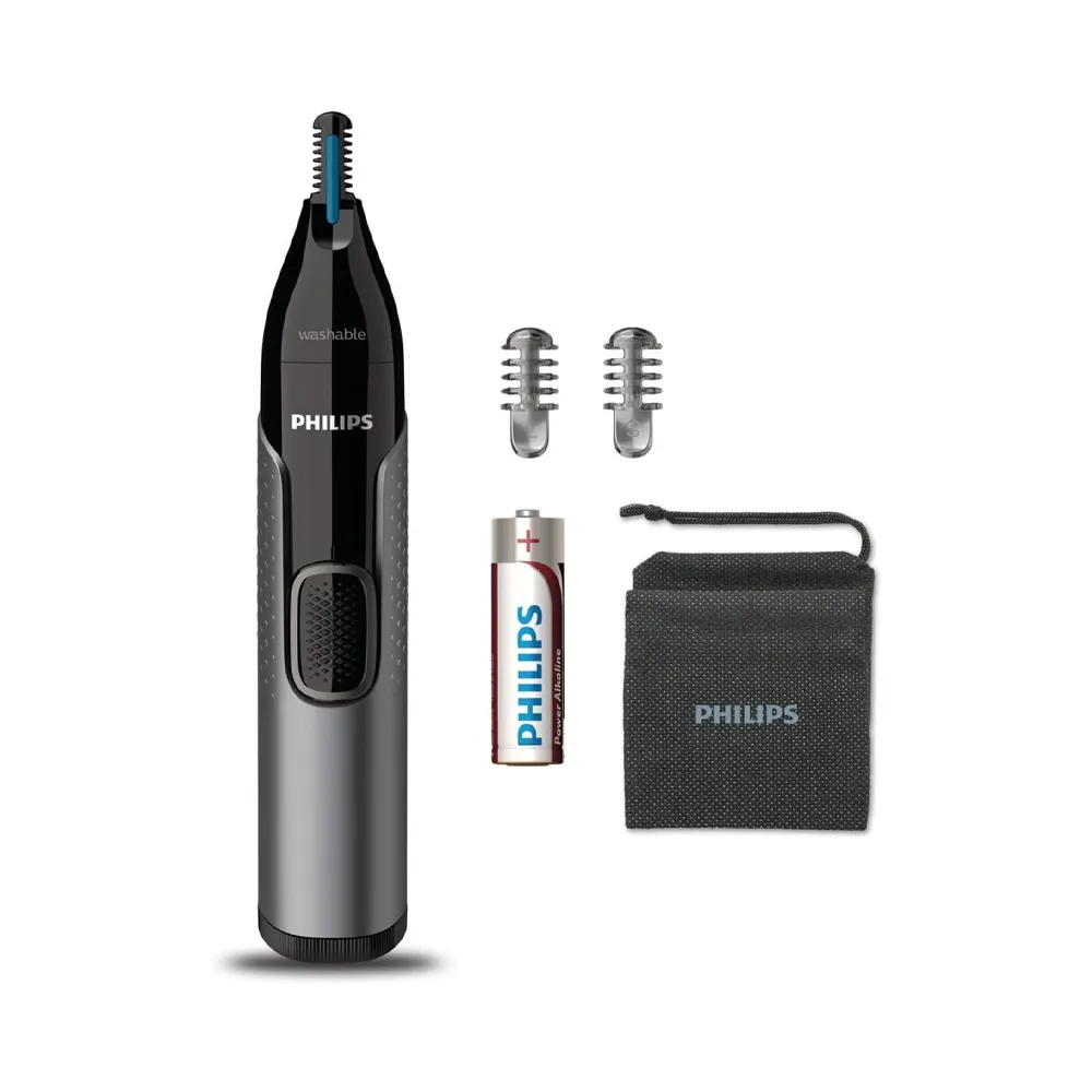 PHILIPS Series 3000 NT3650/16 Wet & Dry Nose Ear & Eyebrow Trimmer - Black