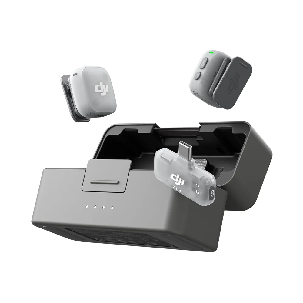 DJI Mic Mini 2 Wireless Microphone (2 TX + 1 Mobile RX + Charging Case )