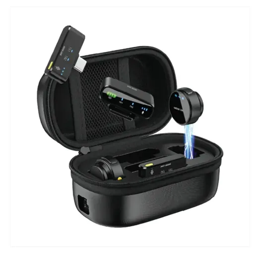 [GNGM85XMICBK] Green Lion GM-85X 3 In 1 Wireless Microphone - Black