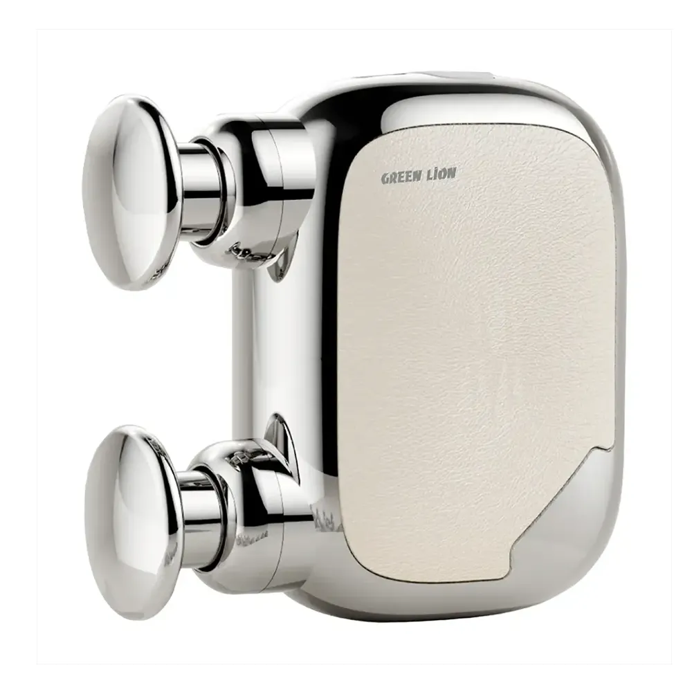 [GNMINFLXMGSL] Green Lion Mini Flex Dual-Head Massage Gun - Silver