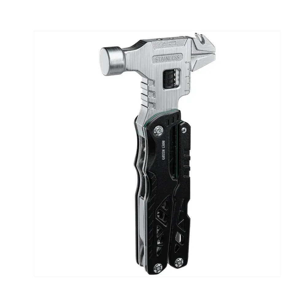 Green Lion 18-In-1 Multi-Tool Hammer - Black