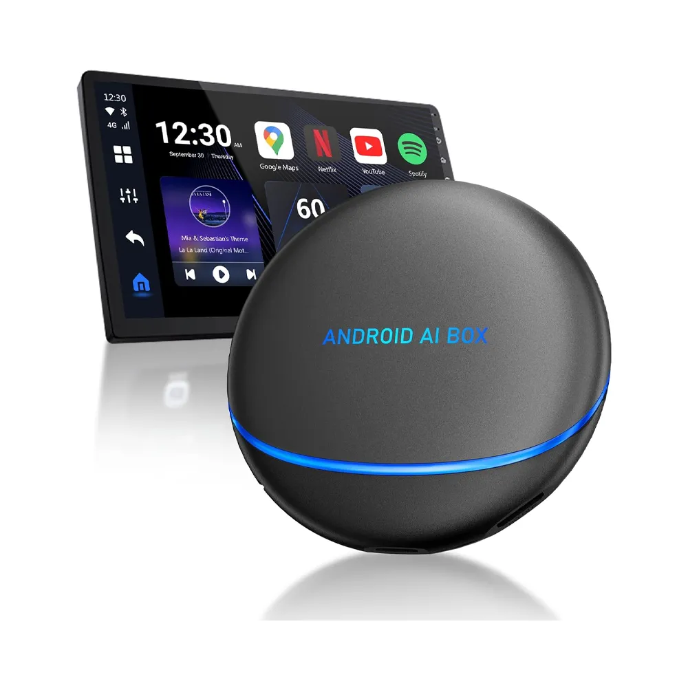 [PCS47] Android Auto AI Box Wired to Wireless Android 12 Carplay Adapter 2.4G / 5G Dual Band Car