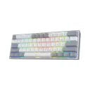 Redragon Fizz RGB Wired Mechanical Gaming Keyboard (Dust Proof Red) (Gray White)