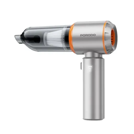 [PD-LFST042-BK] Porodo Portable Vacuum Cleaner and Air Duster - Silver
