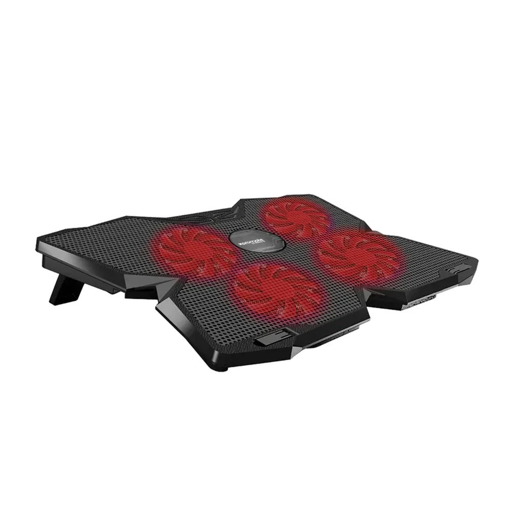 [Airbase-3] Promate Ergonomic Laptop Cooling Pad with Silent Fan Technology (Black)