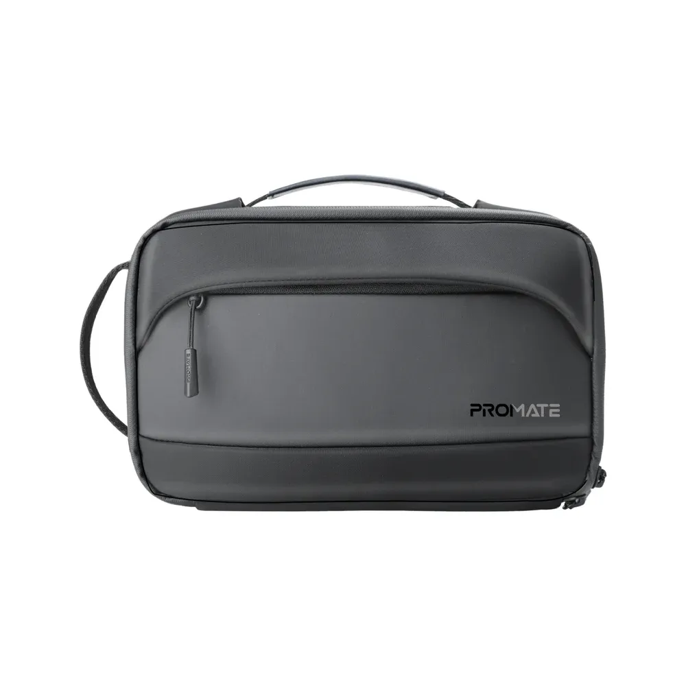 Promate Tech Accessory Organizer Bag with Smart Fingerprint Lock - UrbanPouch-Pro