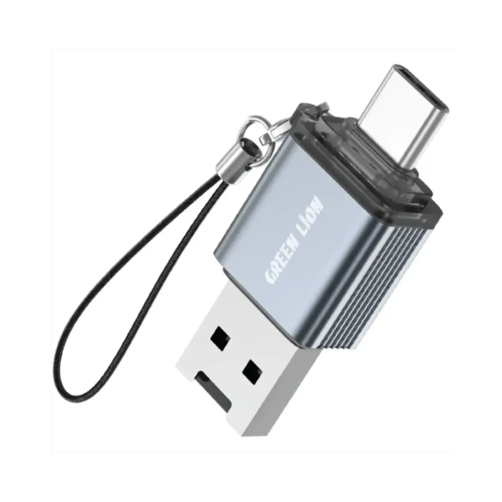[GN2N1MISDCDGY] Green Lion 2 in 1 Card Reader with Micro SD Cards Support - Gray