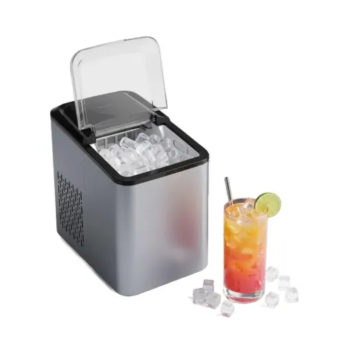 [PD-LSICMV2-BK] Porodo Lifestyle Portable Outdoor Ice Cube Machine 2.2L 12kg