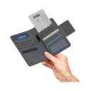 Levelo Harbor Passport Holder with Find My Tracker – Grey