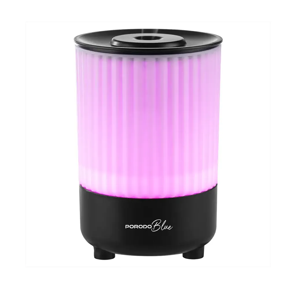 Porodo Blue Noa Aroma Diffuser with Colorful Lights - Black