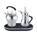 LePresso Dallah Electrical Arabic Coffee and Tea Maker 1600W - Silver