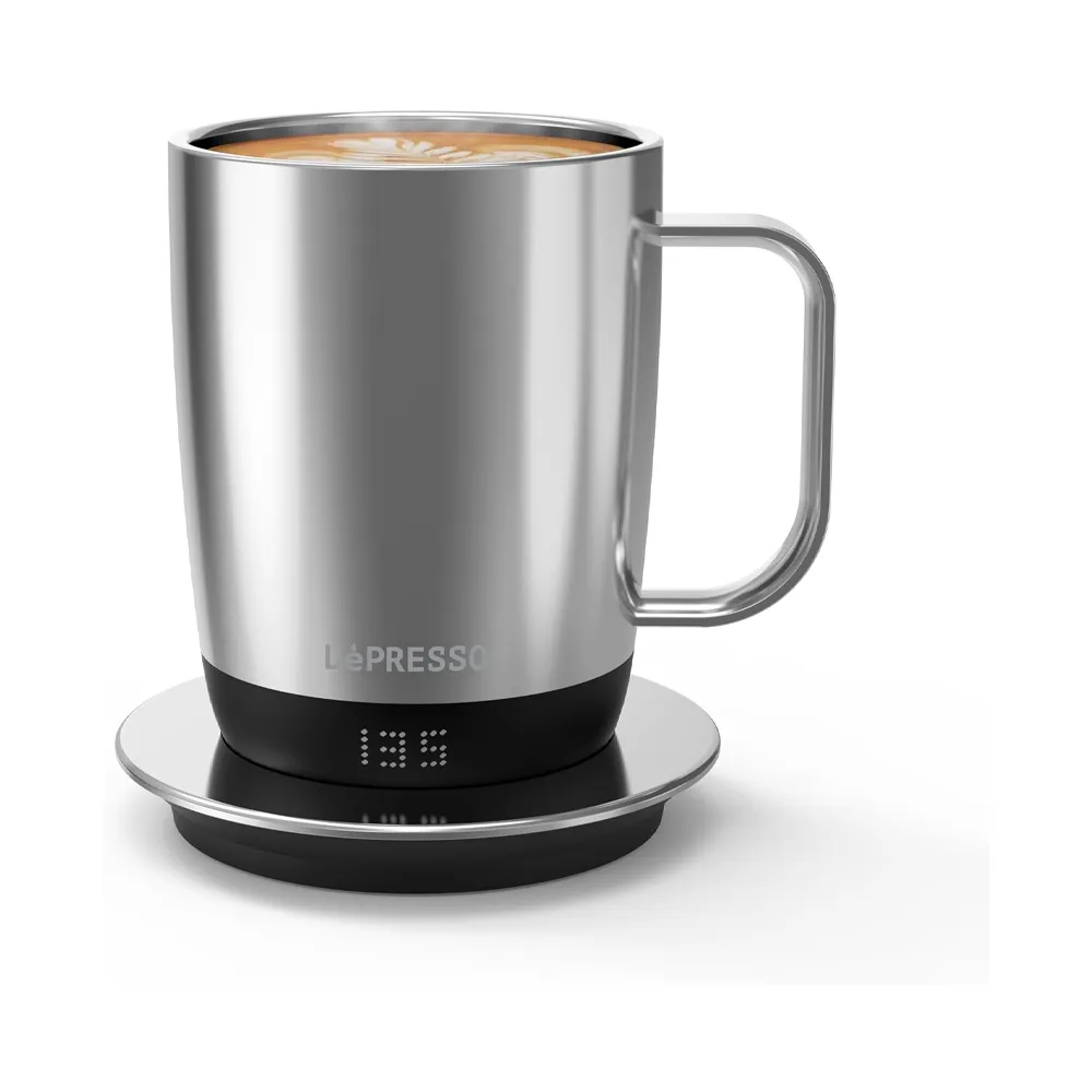 Lepresso Aurelio Ceramic Mug with Temperature Control Base