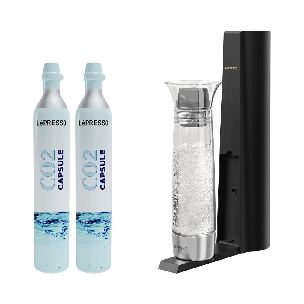 [LPCFFM0017] Lepresso Carbonator Instant Sparkling Water 800mL - Black