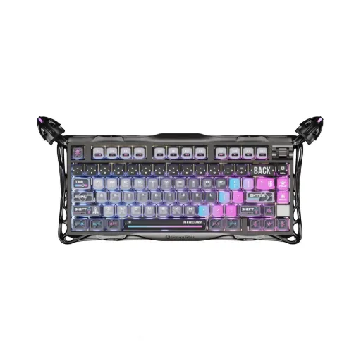 [GS K1 PRO_CBLK] GravaStar Mercury K1 Pro Wireless Gaming Keyboard - Special Edition - Cyberpunk
