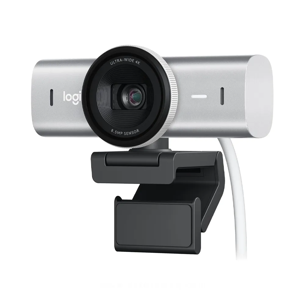 Logitech MX Brio 4K Ultra HD Webcam - Pale Grey