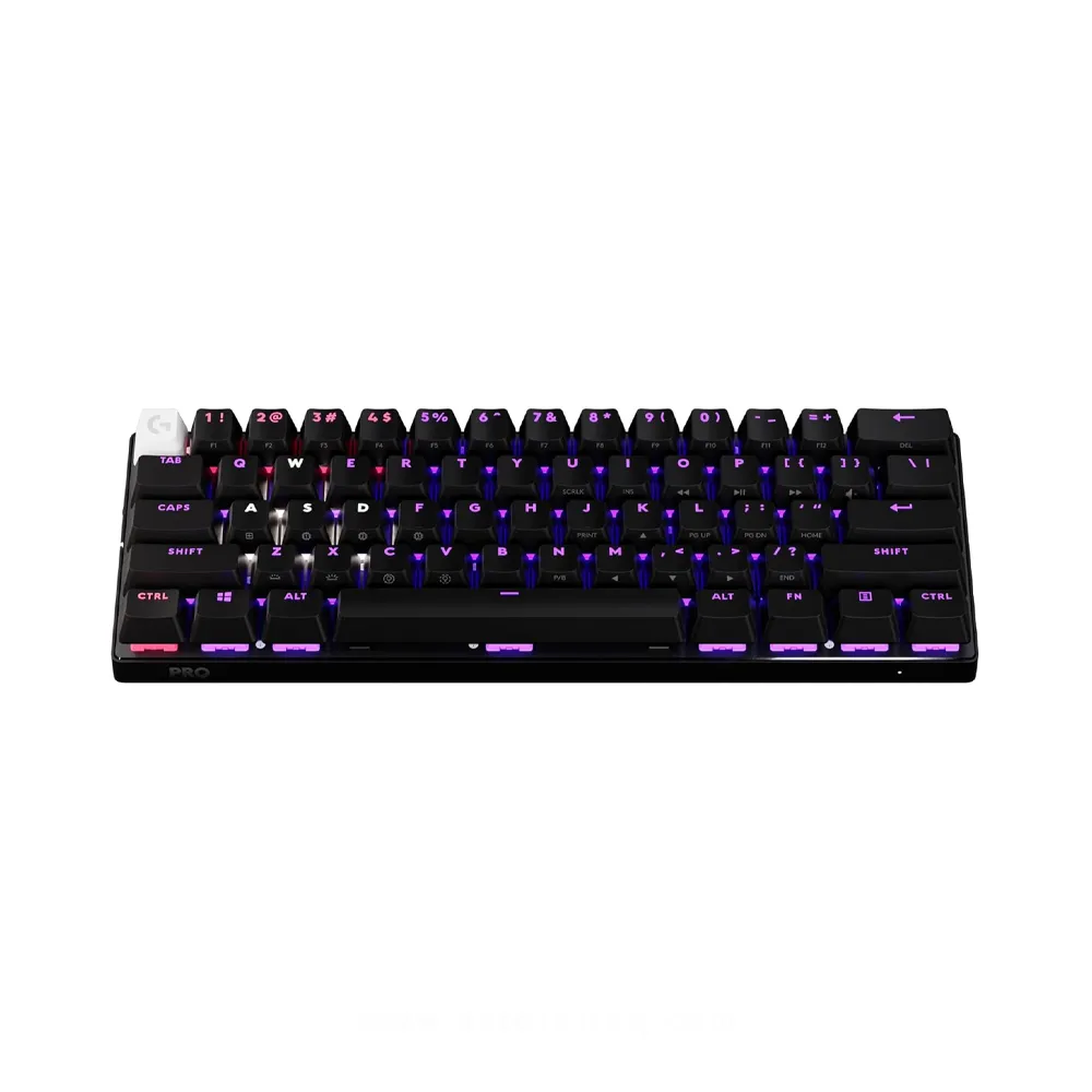 Logitech PRO X 60 - Wireless 60% Gaming Keyboard- Optical Switches (Black)