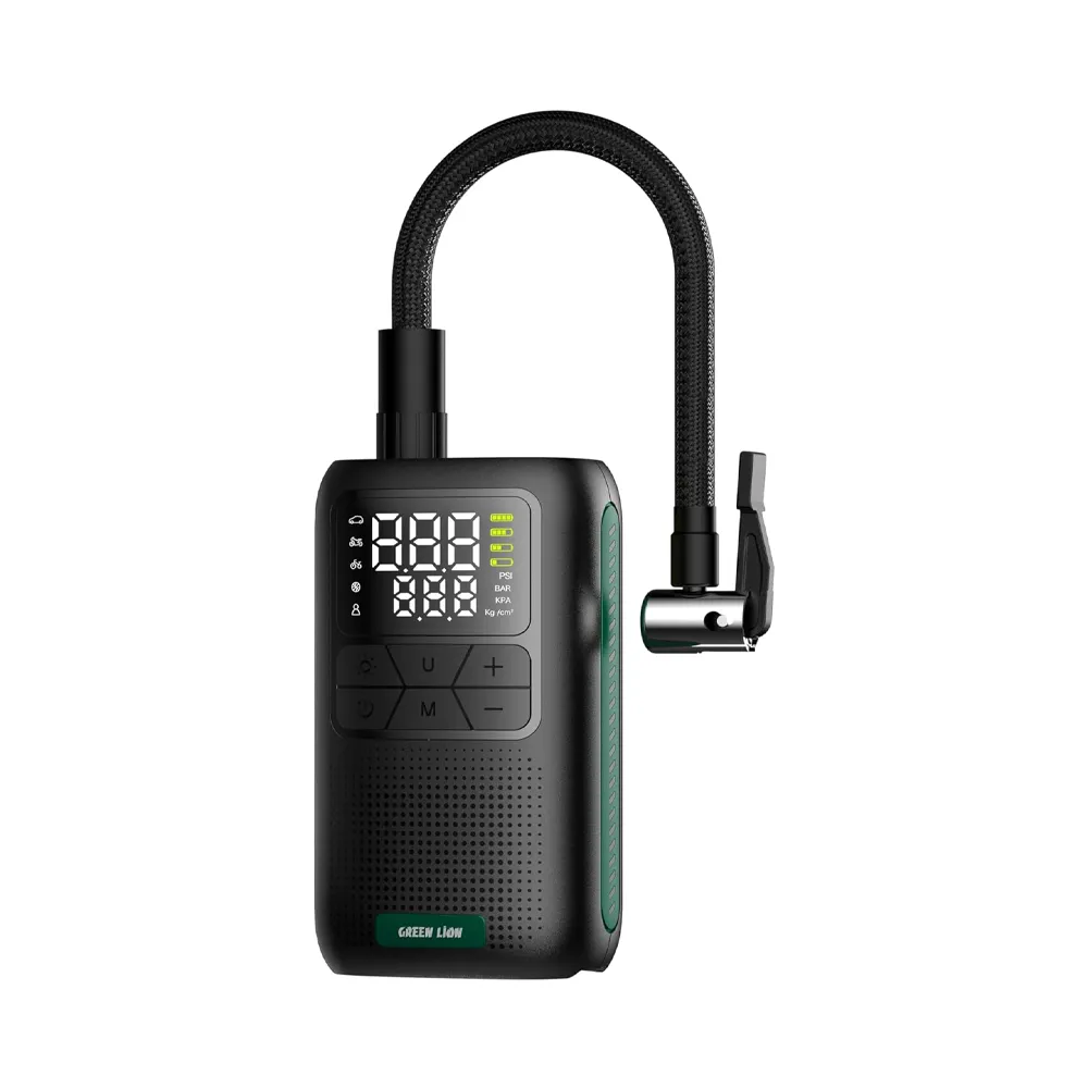 Green Lion GL-A4 Tire Inflator 150 PSI - Black