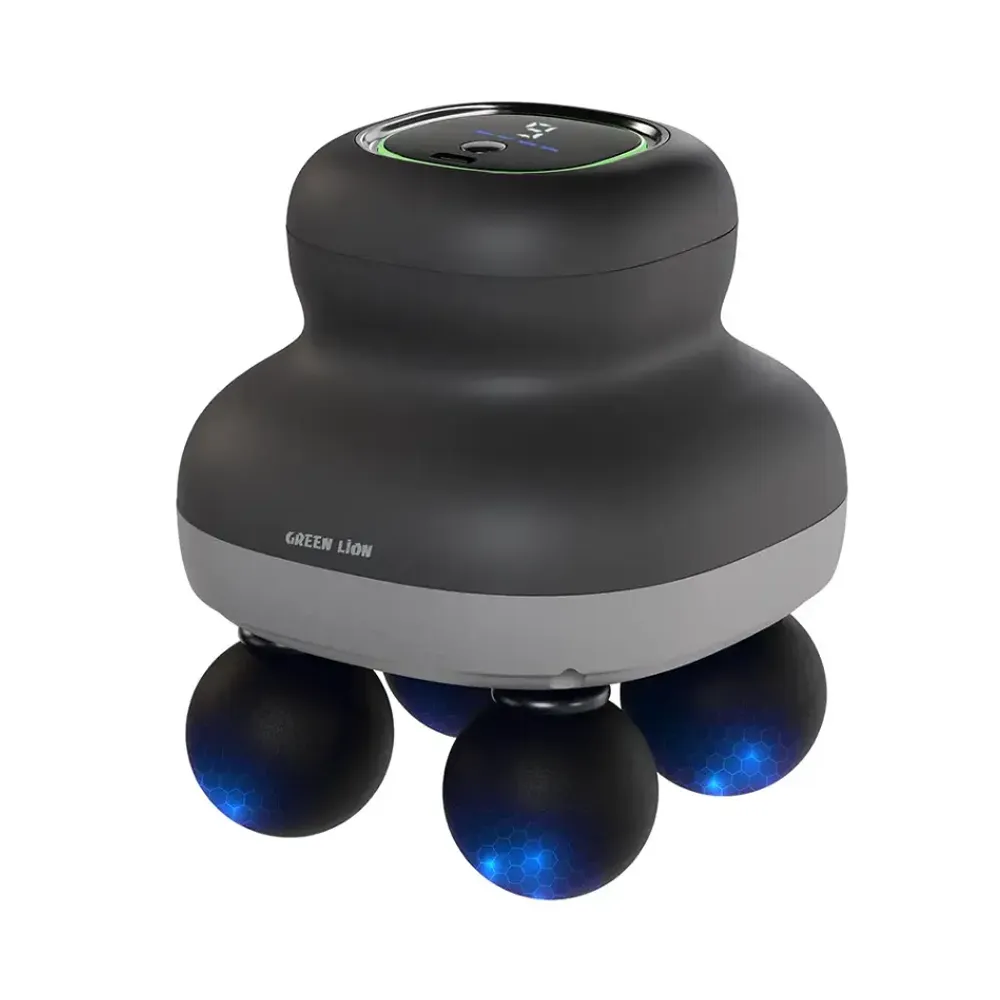Green Lion Quad Force Body Massager - Black