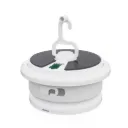 Green Lion Solar LED Lumex Camping Light & Built-In String Light - White