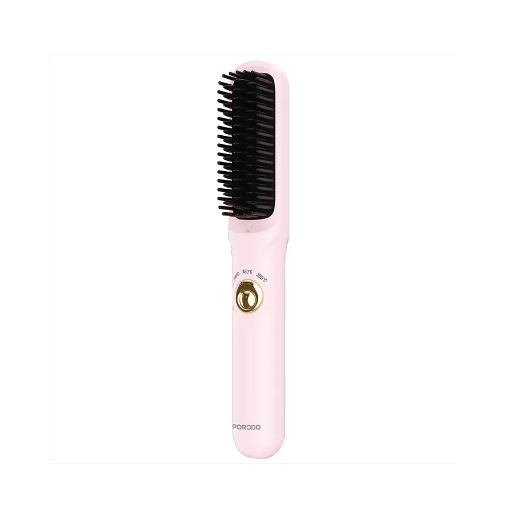 Porodo Lifestyle Portable Hair Straightener - Pink
