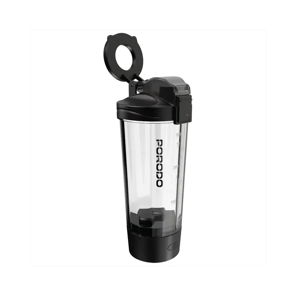 [PDFFX396FQ] Porodo Lifestyle Grip & Mix Protein Shaker Bottle - Black