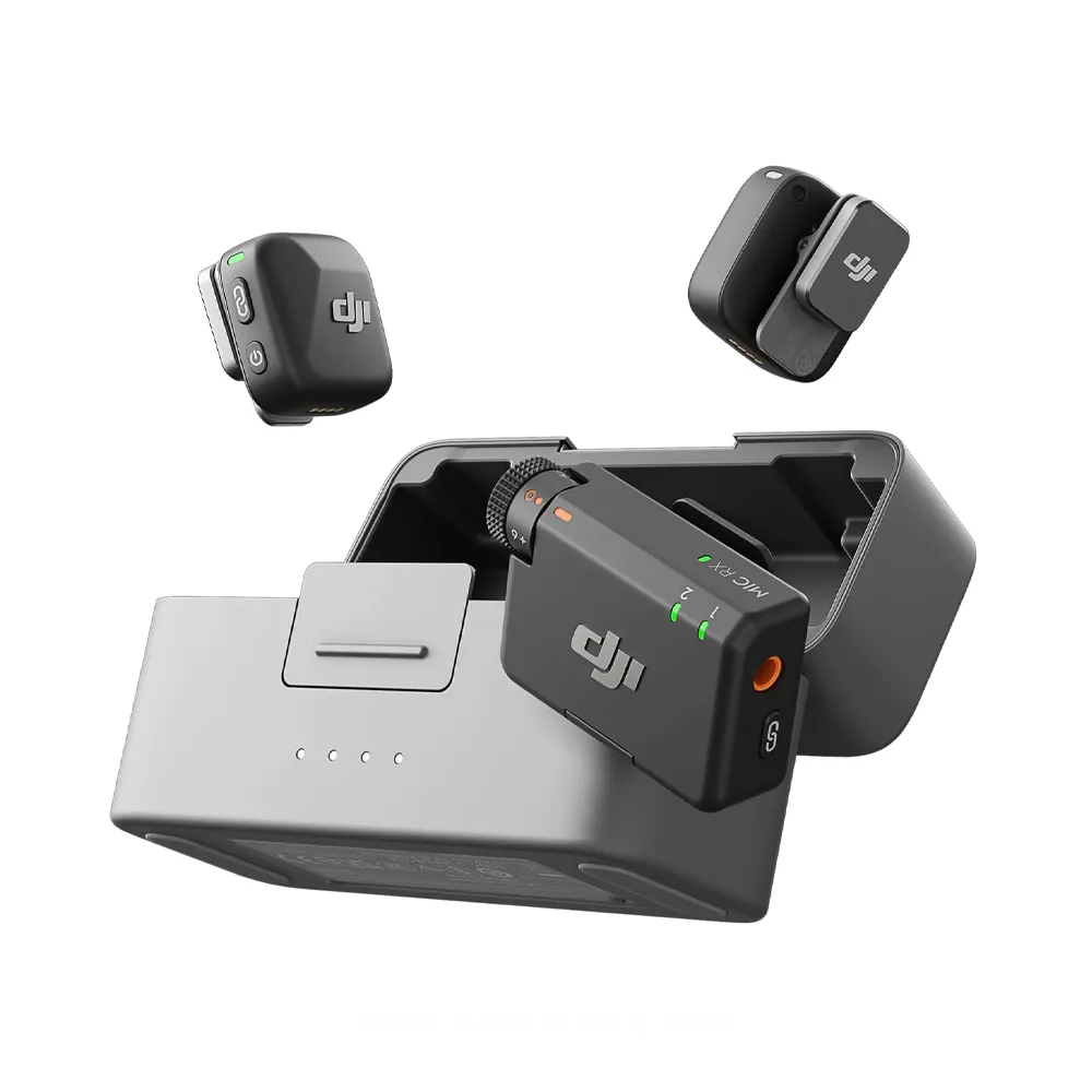DJI Mic Mini Wireless Microphone (2 TX + 1 RX + Charging Case )