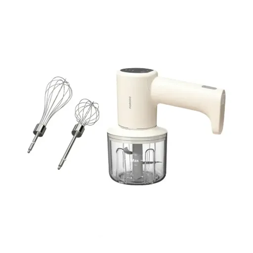 [PDLFSTBP70BG] Porodo Lifestyle Multi-Function Rechargeable Hand Blender - Beige