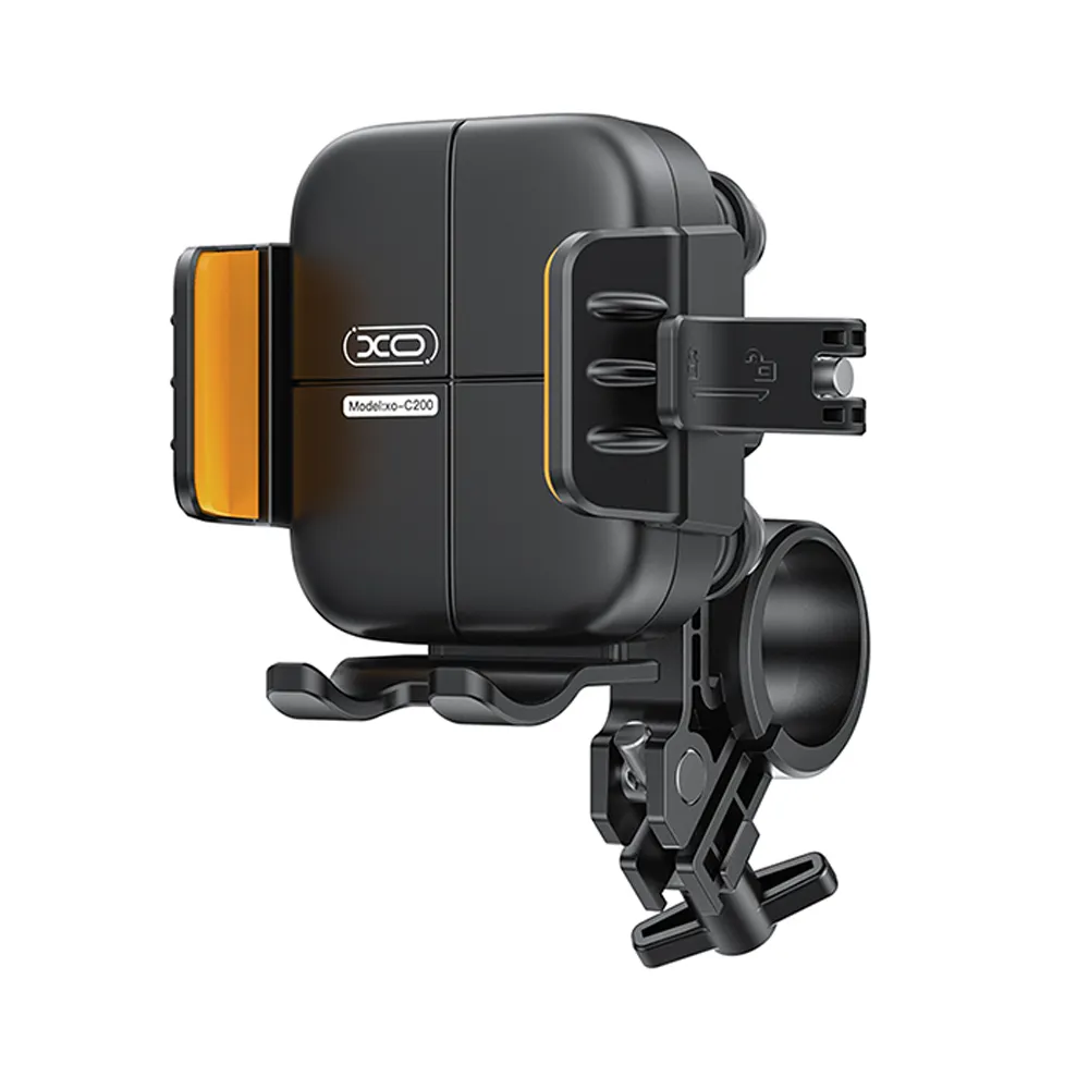 XO C200 Motorcycle Riding Semi-Enclosed Phone Mount (Black)