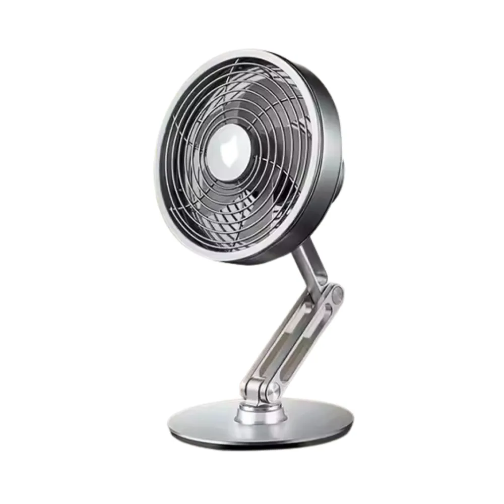 Remax RS-ZF10 25cm Metal Rotary Fan 2200mAh - Silver